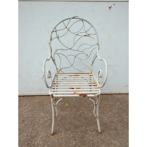137 - Metal Garden Chair