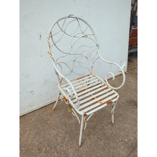 137 - Metal Garden Chair