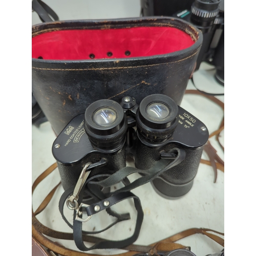 14 - Lot of Binoculars and Fishing Accessories