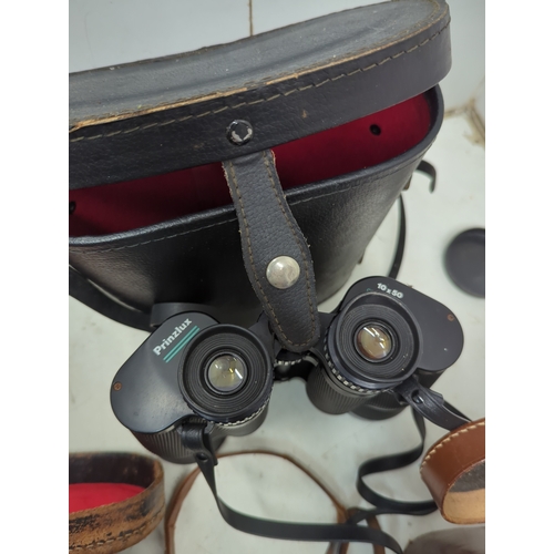 14 - Lot of Binoculars and Fishing Accessories