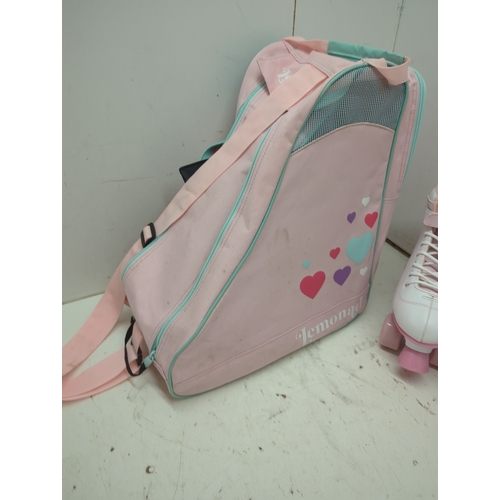 151 - LMNADE Stars/Hearts/Flowers Roller Skates with Bag