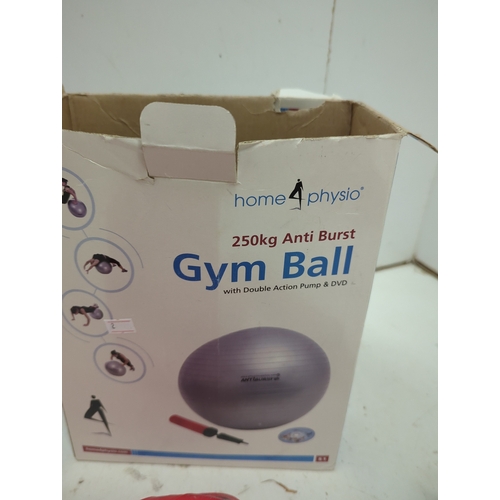 153 - Home4Physio Gym Ball 250kg Anti Burst with Pump