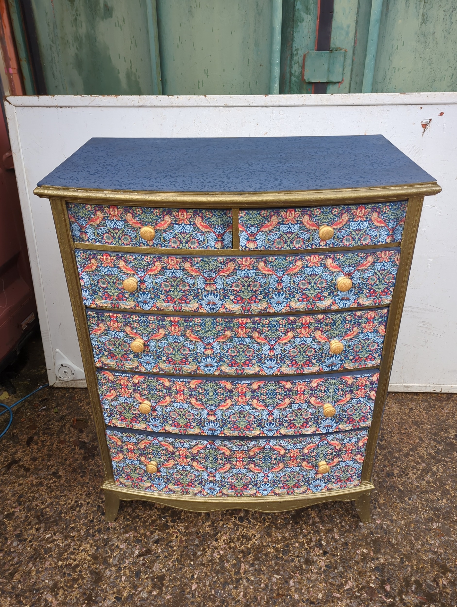 Floral Patterned Chest of Drawers