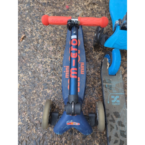 120 - Selection of scooters including Micro Mini