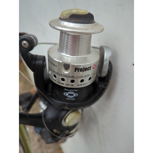 121 - Lot of 3 Fishing Rods including Shakespeare IN2 Mackerel Spin