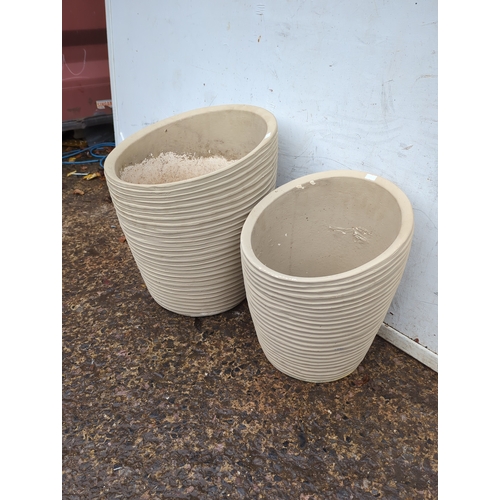 133 - Yellowstone Plant Pots (Set of 2)