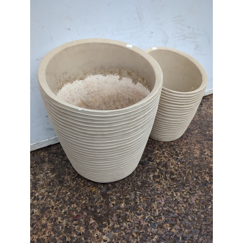 133 - Yellowstone Plant Pots (Set of 2)