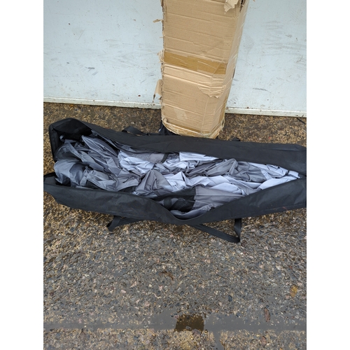 143 - 3x3M Grey Folding Tent