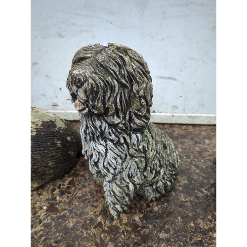 151 - Selection of Concrete Garden Animal Ornaments