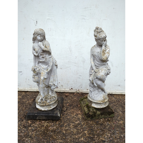 153 - Pair of Outdoor Garden Statues