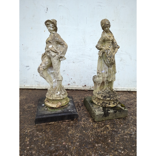 154 - Pair of Decorative Garden Statues