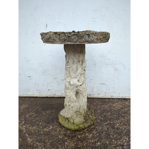 155 - Decorative Stone Bird Bath