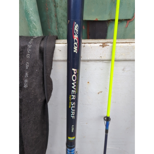 156 - Seacor Power Surf 4.20m Fishing Rods