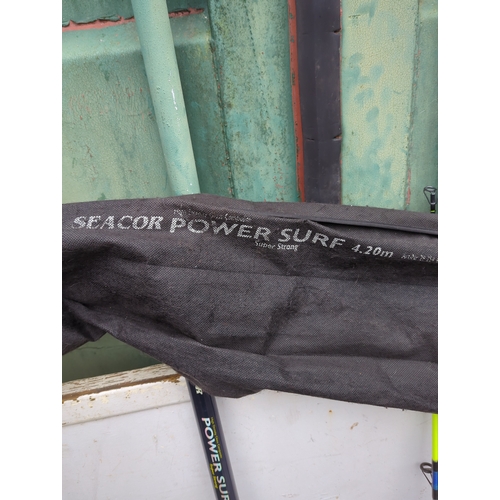 156 - Seacor Power Surf 4.20m Fishing Rods