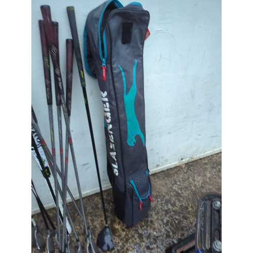 158 - Slazenger Golf Club Set with Bag