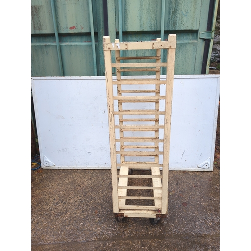416 - Wooden Trolley Frame