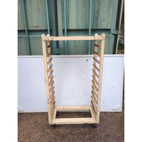416 - Wooden Trolley Frame