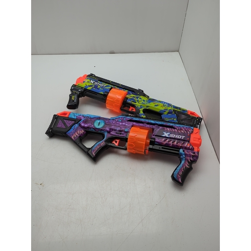 221 - Pair of Nerf X-Shot Blasters