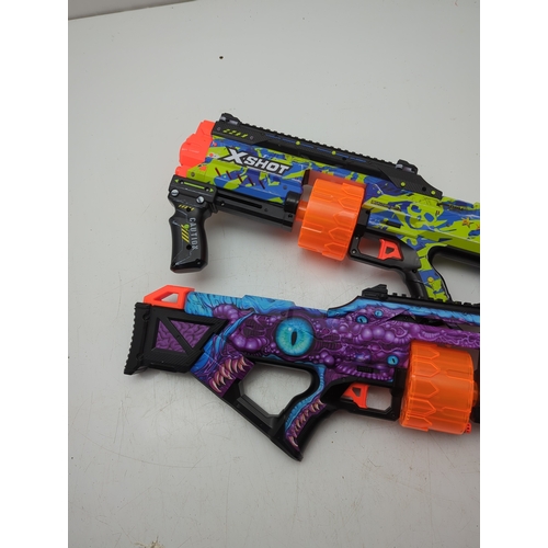 221 - Pair of Nerf X-Shot Blasters