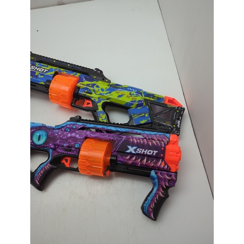 221 - Pair of Nerf X-Shot Blasters