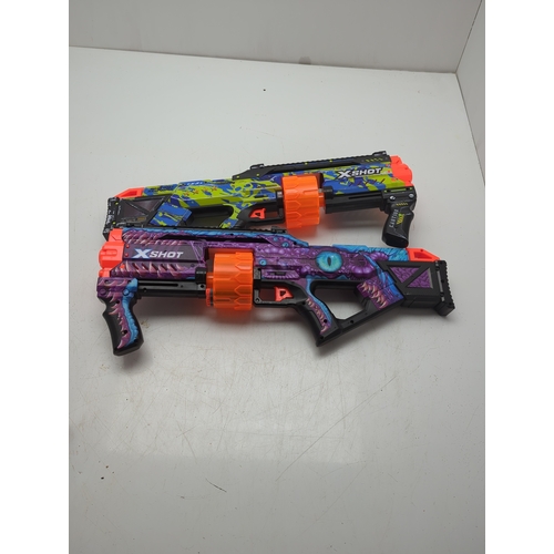 221 - Pair of Nerf X-Shot Blasters