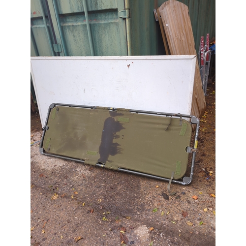 240 - Folding Military-Style Camp Bed