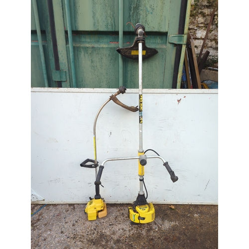 246 - Pair of petrol Strimmers Including Mcculloch Pro Mac Strimmer