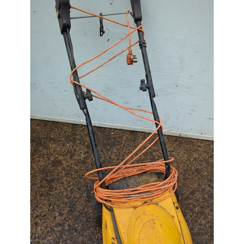 318 - Ironside C350 electric lawn mower - Basket Included