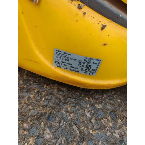 318 - Ironside C350 electric lawn mower - Basket Included