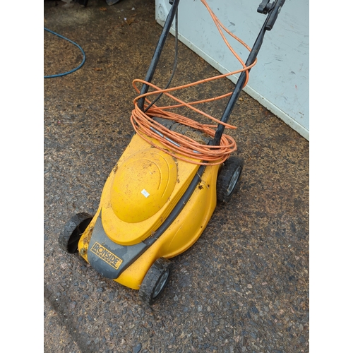 318 - Ironside C350 electric lawn mower - Basket Included
