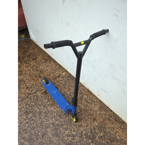 338 - Blue Two-Wheeled Scooter