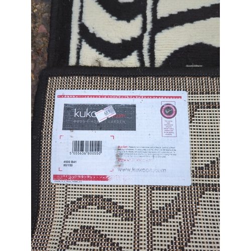 165 - Kukoon Zebra Pattern Rug