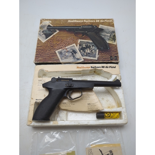 Healthways TopScore BB Air Pistol With Original Box And Manual