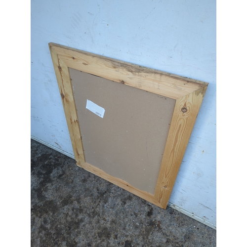 441 - Pine Framed Wall Mirror