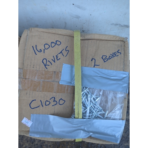 Lot of Steel Rivets 4.0mm x 10mm