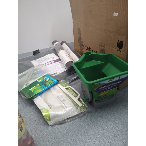 16 - Job lot of garden supplies including Cuprinol Fence Sprayer