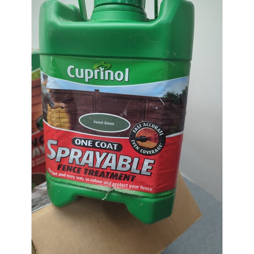 16 - Job lot of garden supplies including Cuprinol Fence Sprayer