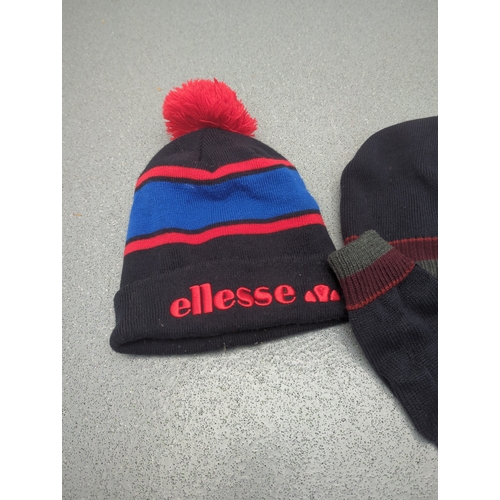 1879 - Lot of Winter Hats and Gloves including Ellesse Beanie