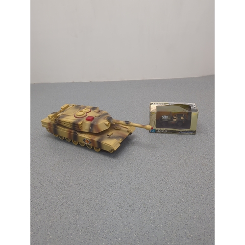 1903 - Lot of Military Toy Vehicles including Jeep and Tank