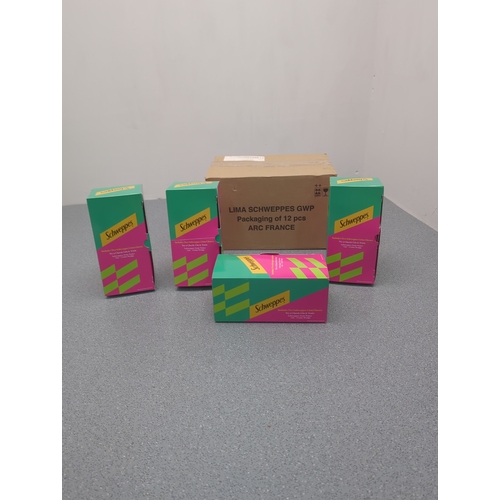 1908 - Bundle of Schweppes Lima Glasses