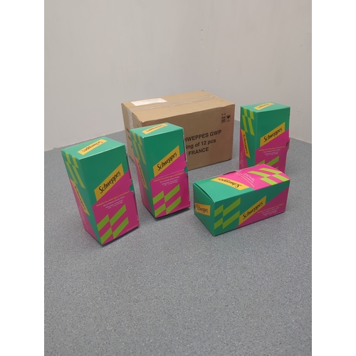 1908 - Bundle of Schweppes Lima Glasses