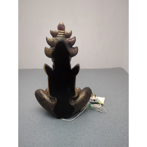 1949 - Decorative Oriental-Inspired Electric lamp