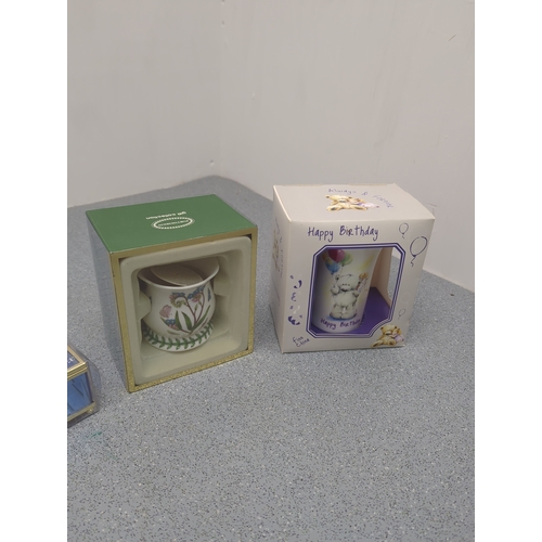 1989 - Lot of 4 Decorative Cups and Trinket Box