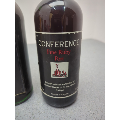 1998 - Lot of 2 Ruby Port Bottles including Croft Triple Crown