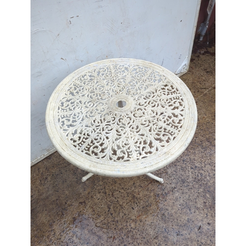 2210 - Decorative Metal Garden Table