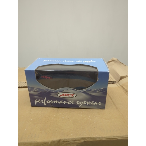 40 - Lot of 20 Apex A10-X3-0R Precision Vision Ski Goggles