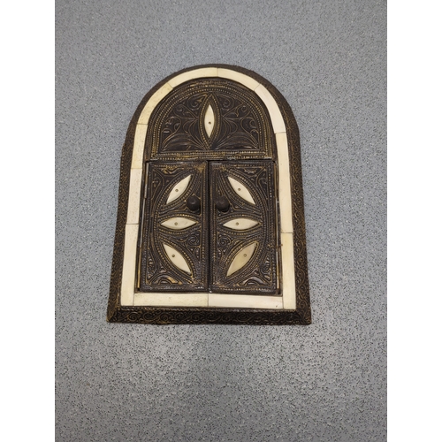 404 - Ornate Decorative Mirror with Carved Doors