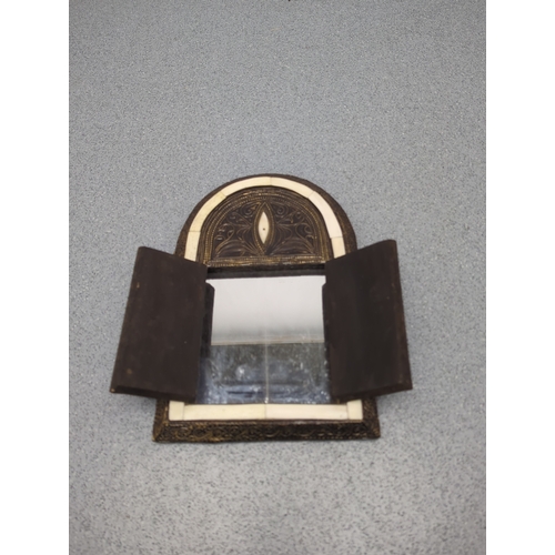 404 - Ornate Decorative Mirror with Carved Doors