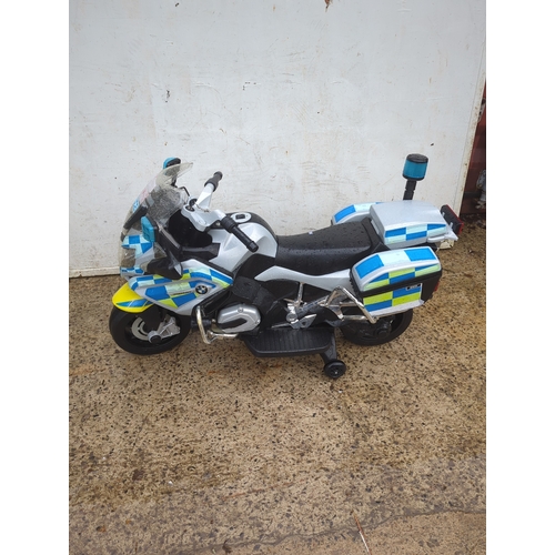 116 - BMW Ride-On Police Motorcycle Toy