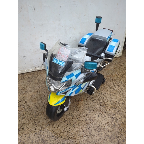 116 - BMW Ride-On Police Motorcycle Toy
